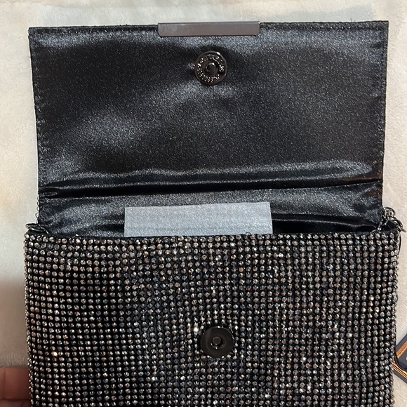 NWT La Regale Evening Clutch in Gunmetal - Picture 4 of 8